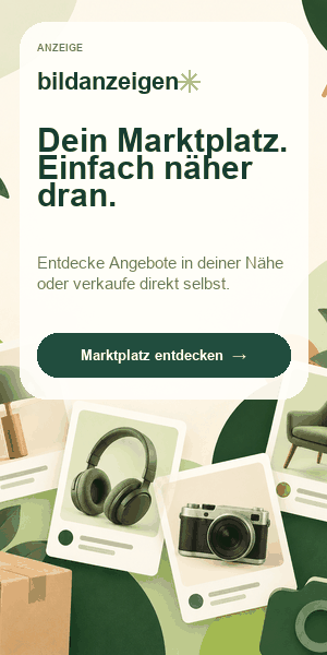 Demo-Anzeige für den Bildanzeigen Marktplatz und den Werbeplatz für eine eigene Anzeige